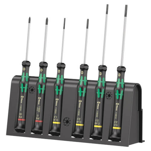 Main product image of 2035/6 A Kraftform Micro 6-Piece Screwdriver Set w/ Rack