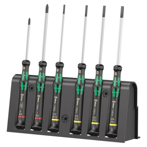 Main product image of 2035/6 B Kraftform Micro 6-Piece Screwdriver Set w/ Rack