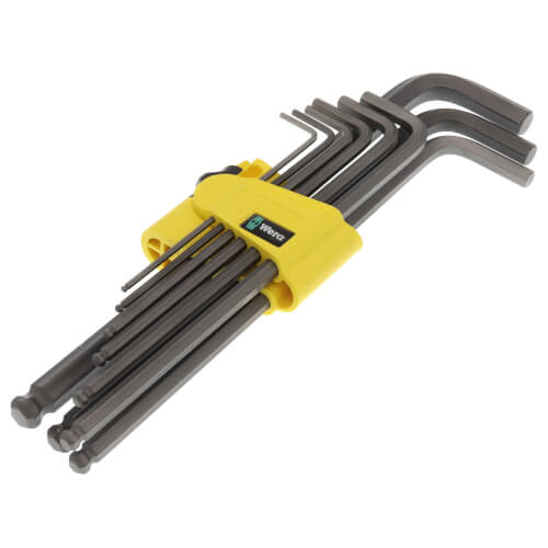 950/9 Hex-Plus Imperial 1 SB 9-Piece L-Key Set w/ BlackLaser Surface Treatment