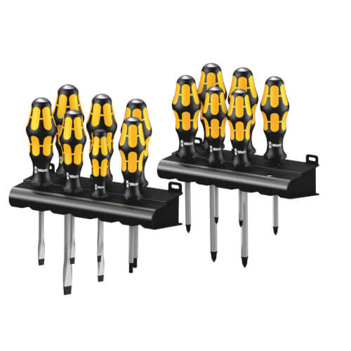 Big Pack 900 Kraftform Plus Chiseldriver 13-Piece Screwdriver Set w/ Rack