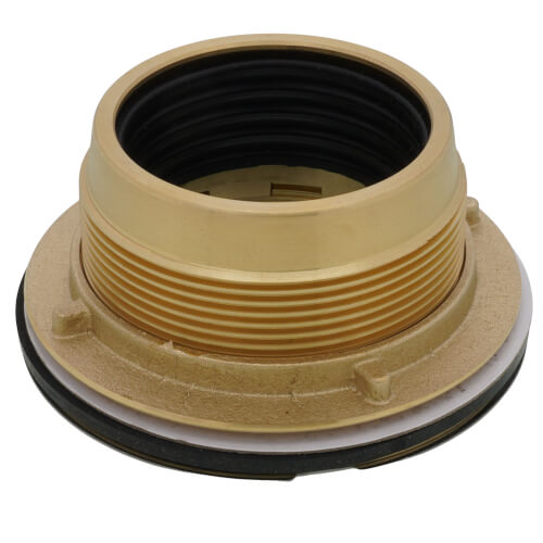 Main product image of 2" No Caulk Shower Stall Drain Stainless Steel Strainer w/ Brass Body