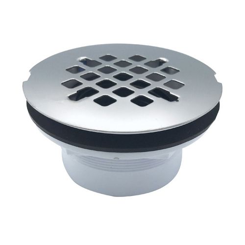 Main product image of 2" PVC No-Caulk Shower Drain w/ Wrench