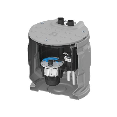 Main product image of Sanipit 24 GR CB Pre-Assembled Packaged Grinding 1 HP Pump System w/ Basin and Control Panel/Alarm