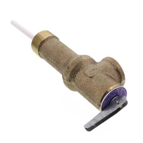 LFLL100XL, 3/4" Lead Free Extended Shank T & P Relief Valve