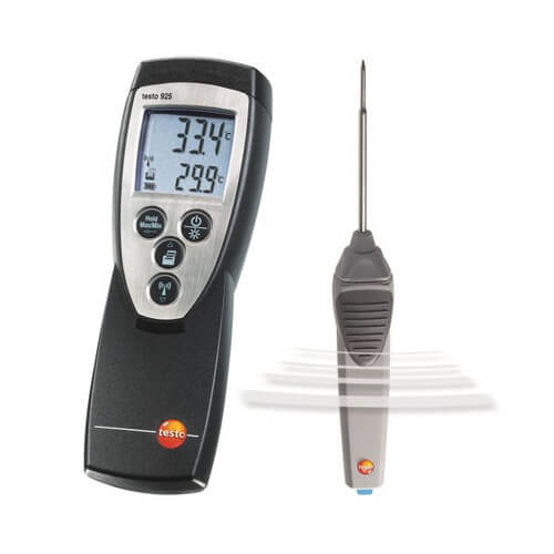 Main product image of 1-Channel Type K Thermocouple Thermometer with Alarm, Battery and Calibration Protocol