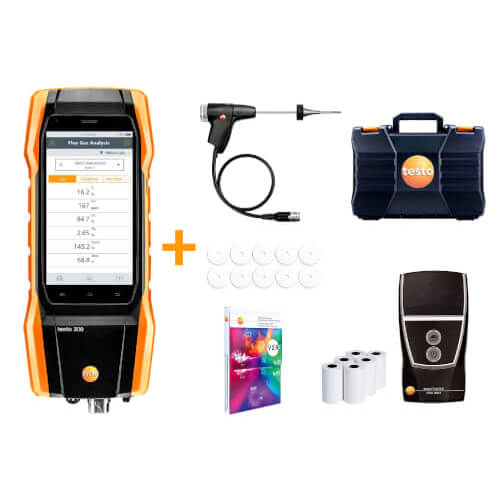 300 LL Commercial Combustion Analyzer w/ O2 and CO 0-4,000, NO Sensor can be retrofitted