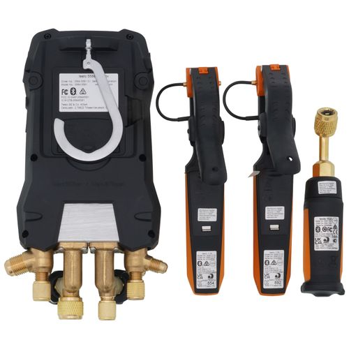 Main product image of 558s, Digital Manifold w/ 4-Way Valve Block, Intuitive Touchscreen, and Wireless Temperature & Vacuum Probes