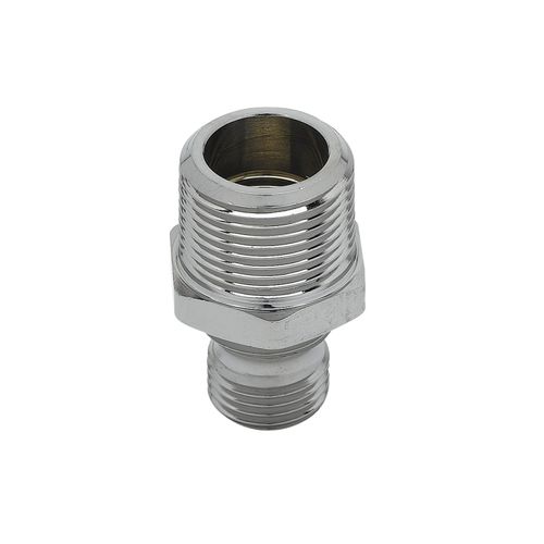 Main product image of Adapter, 3/4" NPT Male x 3/4-14un Male, Chrome-plated Brass, 057A