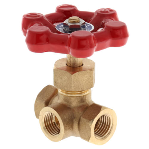 Main product image of 1/4" FNPT 3-Way Gauge Valve (Brass)