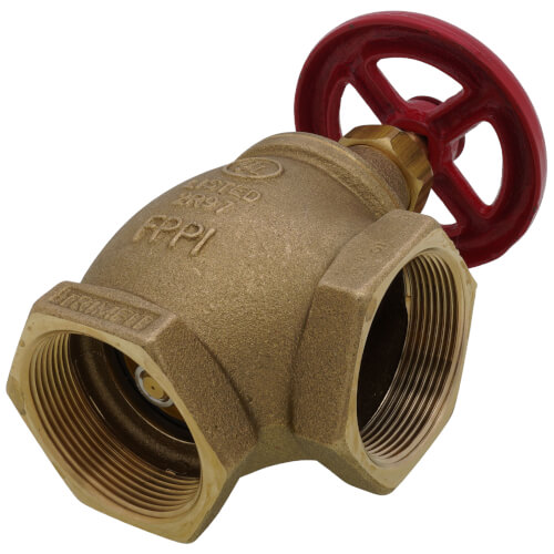 2" FNPT Globe Valve (Cast Brass)