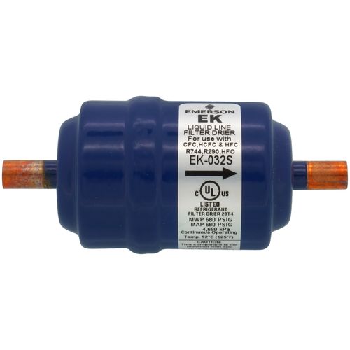 Main product image of 1/4" ODF EK032S-Series Liquid Line Filter Drier (3 Cubic Inches)