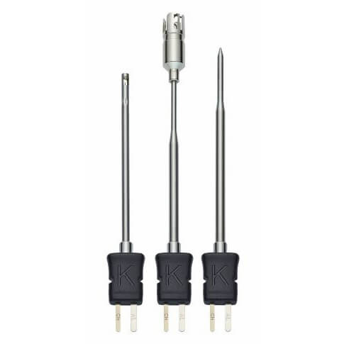 915i, Temperature Probe Kit (TC type K) w/ Air, Immersion/Penetration & Surface Probes