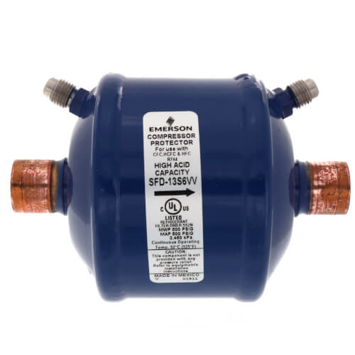 3/4" ODF SFD13SGW-Series Suction Line Filter Drier (13 Cubic Inches)