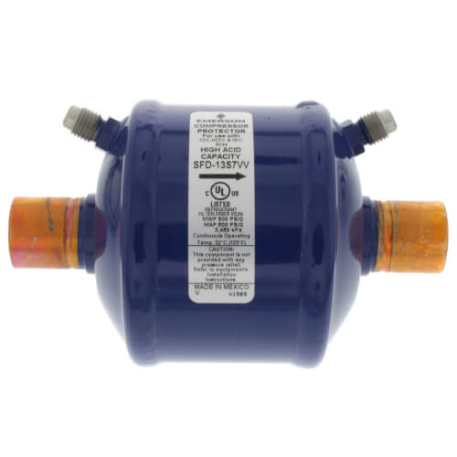 Main product image of 7/8" ODF SFD13S7W-Series Suction Line Filter Drier (13 Cubic Inches)