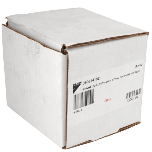 Main product image of 208-240v - Primary, 24v - Seconday 50VA Transformer, 060614102