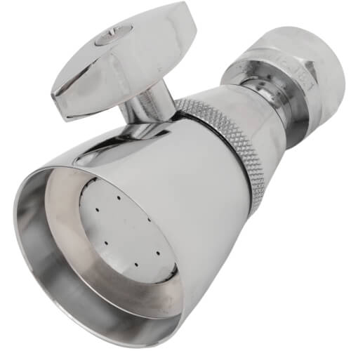 Main product image of 1-3/4" Chrome Plated Solid Brass Deluxe Shower Head (2.5 GPM Adjustable)