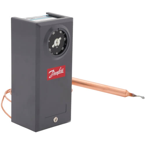 Main product image of KPU 19 Danfoss Temperature Switch, Remote Bulb, 80" Capillary Tube