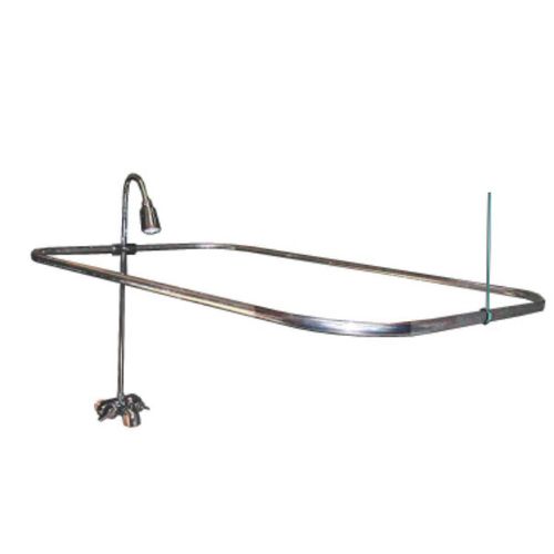 Main product image of Add-A-Shower Kit with Plastic Showerhead, Brass Bathcock and Complete Ceiling Support Kit