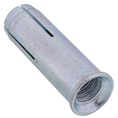 Main product image of 3/8" x 1-9/16" Steel Drop-in Flanged (Lipped) Anchor (Pack of 50)