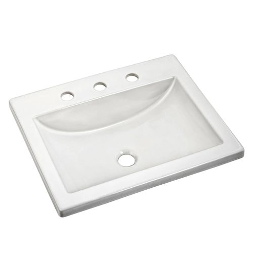 Main product image of 20" x 17" Studio Drop-In Sink With 8" Widespread (White)
