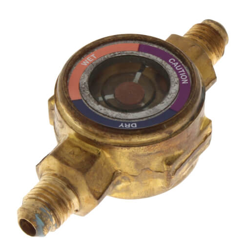 Main product image of 1/4" Male Flare Hermetic Sight Glass Moisture Indicator