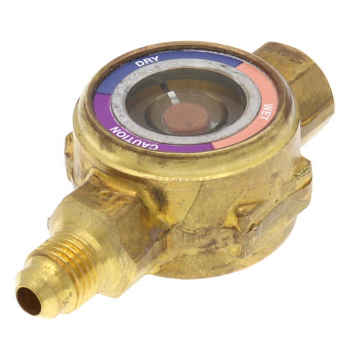 1/4" Female Flare x Male Flare HMI-1FM2 Hermetic Moisture Indicator