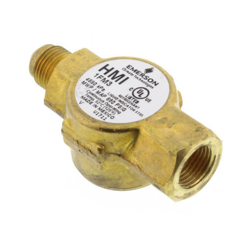 Main product image of 3/8" Female Flare x Male Flare HMI-1FM3 Hermetic Moisture Indicator