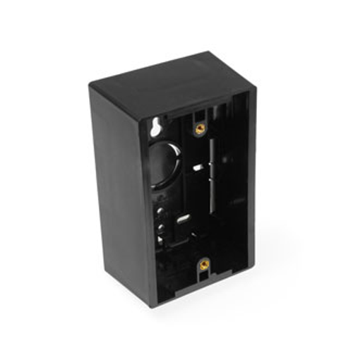 Main product image of Surface-mount Back Box, Single-Gang, 1.89" Box Depth (Black)