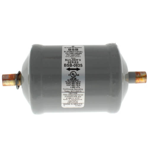 Main product image of BSB-083S 3/8" ODF Sweat Bi-Flow Builder's Series Filter Drier (8 cubic inches)