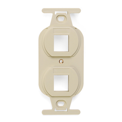 Main product image of Quickport, Duplex Type 106 Insert, 2-port (Ivory)