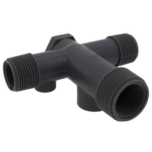 Main product image of 1-1/4" x 1" x 3-5/8" Sch. 80 PVC Solid Tank Tee