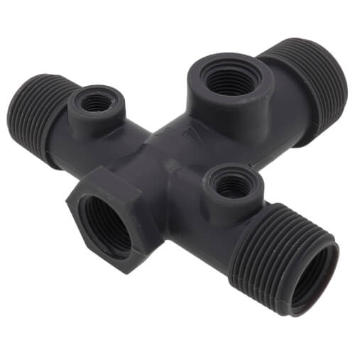 Main product image of 1-1/4" x 1" x 3-5/8" Sch. 80 PVC Solid Tank Tee