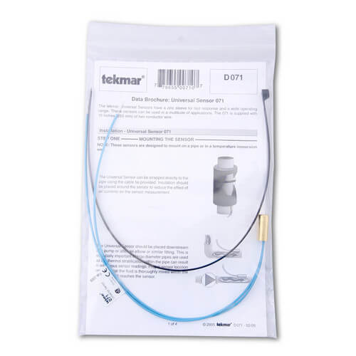 tekmar 071 Universal Sensor With 1' Wire for sale online 