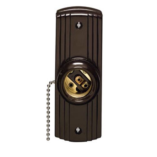 Main product image of Levolet Lampholder, Pull Chain, 660w-250v, Surface Mount Residential Grade.