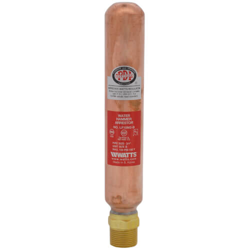 0750161 Watts 0750161 LF15M2B, 3/4" Lead Free Water Hammer