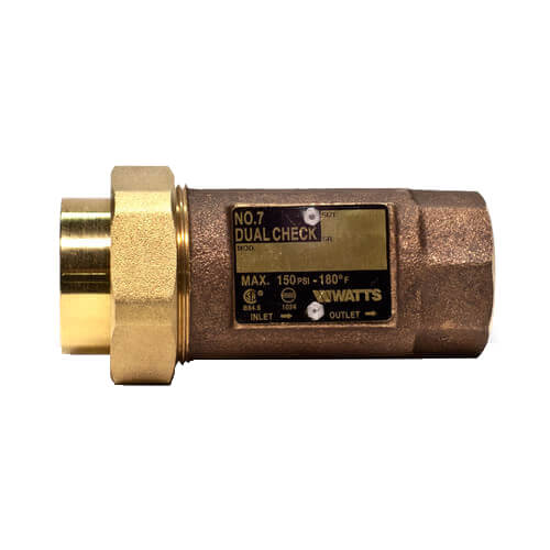 3/8" LF7C Dual Check Valve