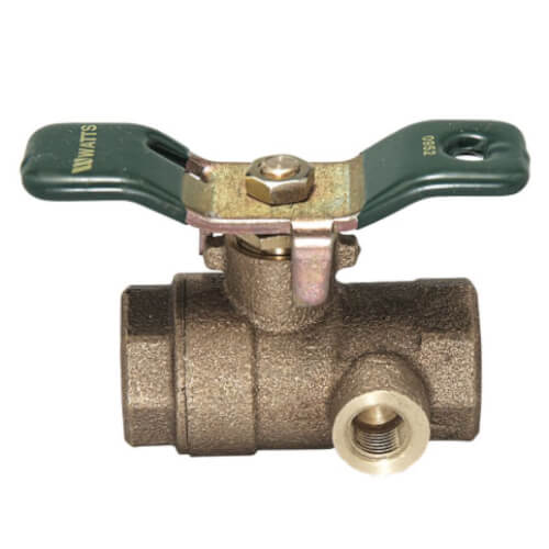 0792507 Watts 0792507 LFFBVTH 3/4" 2Piece Full Port Threaded Ball