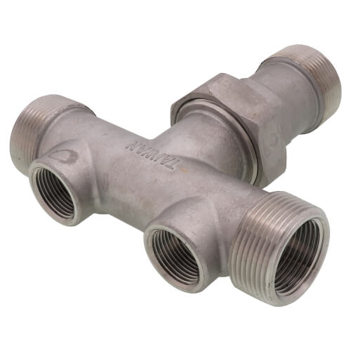Main product image of 1-1/4" X 4-1/2" Stainless Steel O-Ring Union Tank Tee