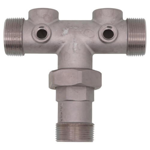 Main product image of 1-1/4" X 4-1/2" Stainless Steel O-Ring Union Tank Tee