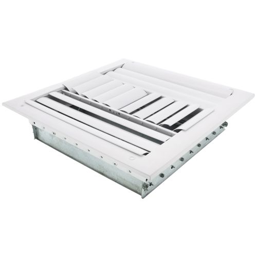 Main product image of 10" x 10" (Wall Opening Size) White Sidewall/Ceiling Register (A614OB Series)