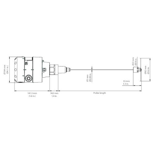 084H4501 Danfoss 084H4501 Liquid Level Sensor, AKS 4100, Cable Version