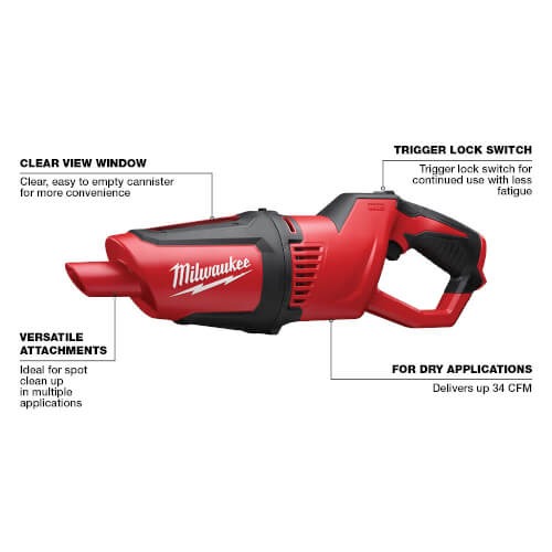 Main product image of M12 Compact Vacuum (Tool Only)