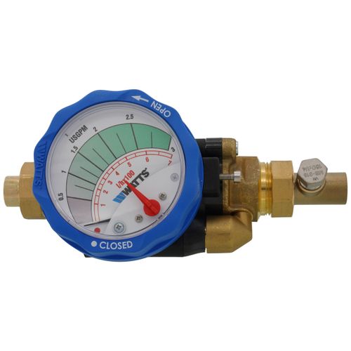 Main product image of 1/2" LFiDROSET CSD-050 Static Balancing Valve with Flow Measurement (Union Sweat)