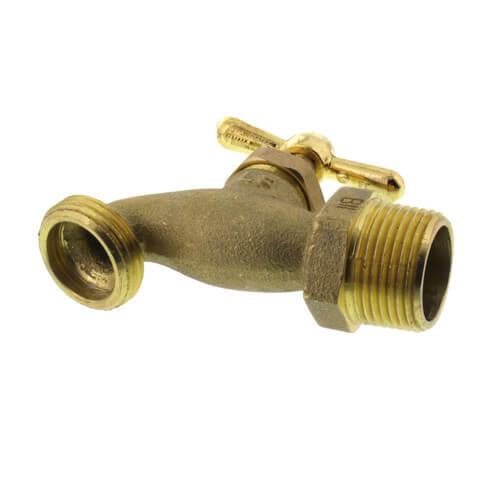 3/4" Male x Hose Bibb w/ Metal Handle (Lead Free)