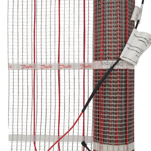 Main product image of 25 Sq. Ft. (2' x 12.5') LX Electric Floor Heating Mat (120v)