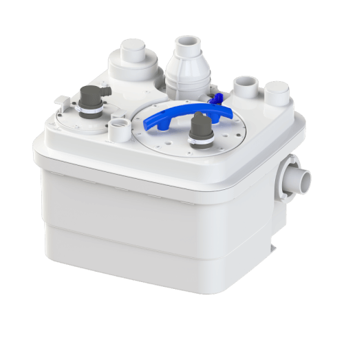 Main product image of Sanicubic 1 Simplex System, Above the Floor Installation (White)