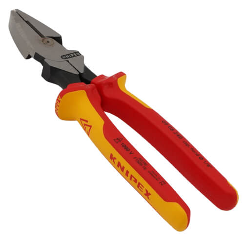 Main product image of 9-1/2" High Leverage Insulated Lineman's Pliers New England Head