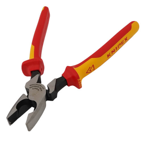 Main product image of 9-1/2" High Leverage Insulated Lineman's Pliers New England Head