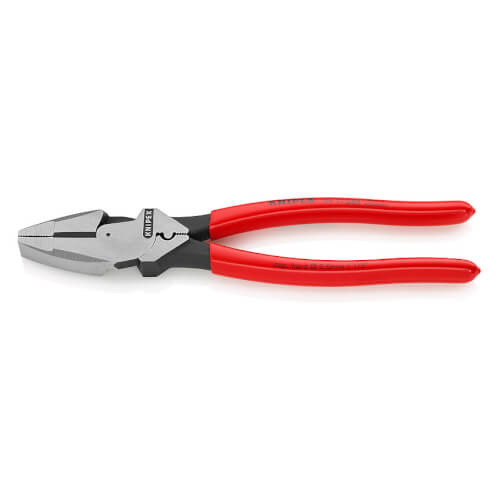 Main product image of 9-1/2" High Leverage Lineman's Pliers New England w/ Tape Puller & Crimper