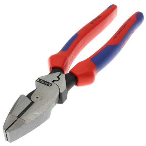 Main product image of 9-1/2" High Leverage Lineman's Pliers New England w/ Comfort Grip w/ Tape Puller & Crimper